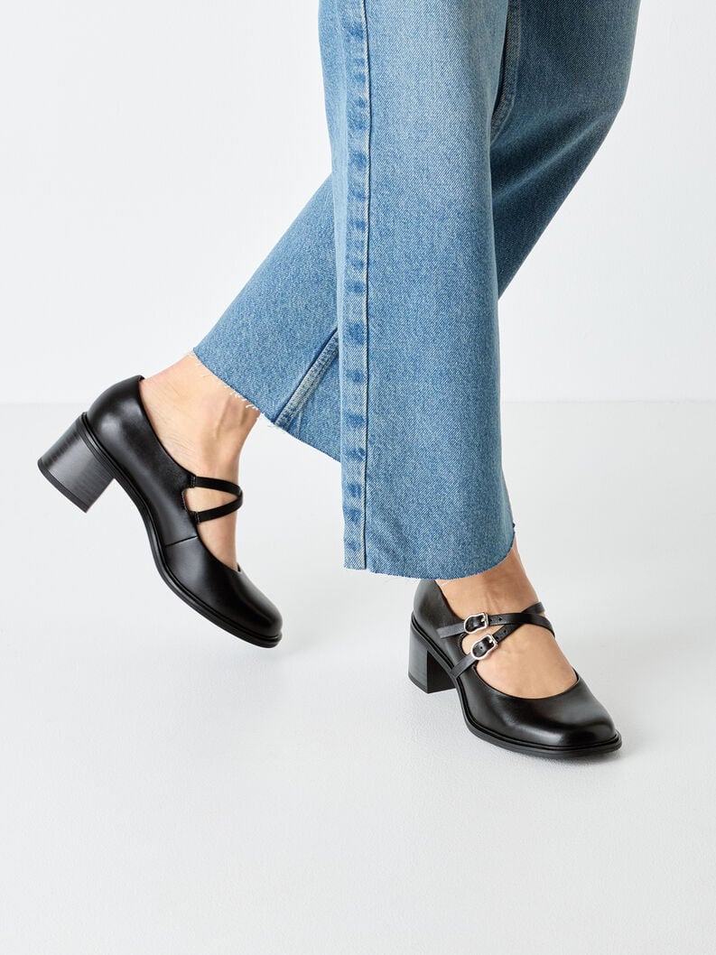 Tamaris Lederpumps - Schwarz