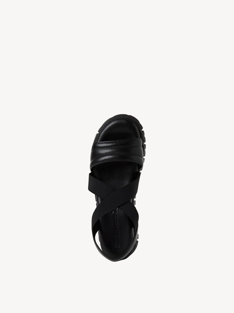 Tamaris Ledersandalette - Schwarz