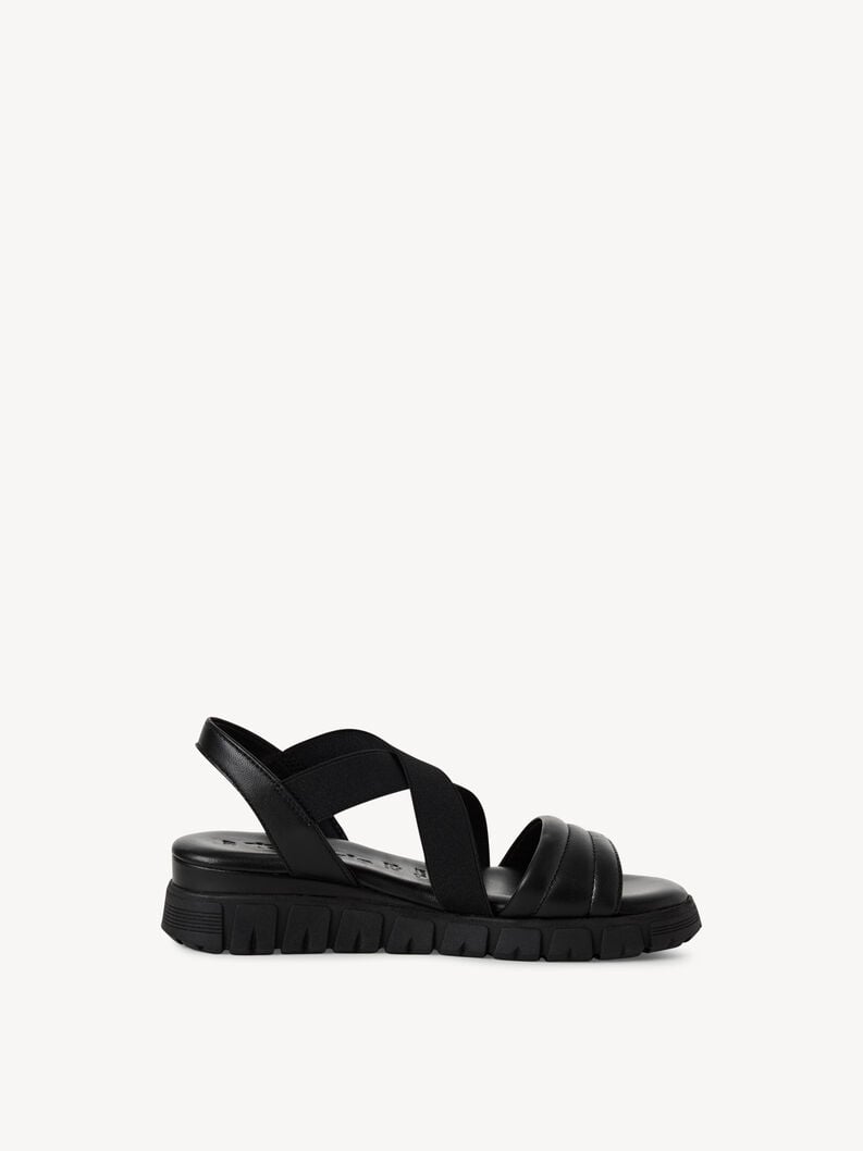Tamaris Ledersandalette - Schwarz