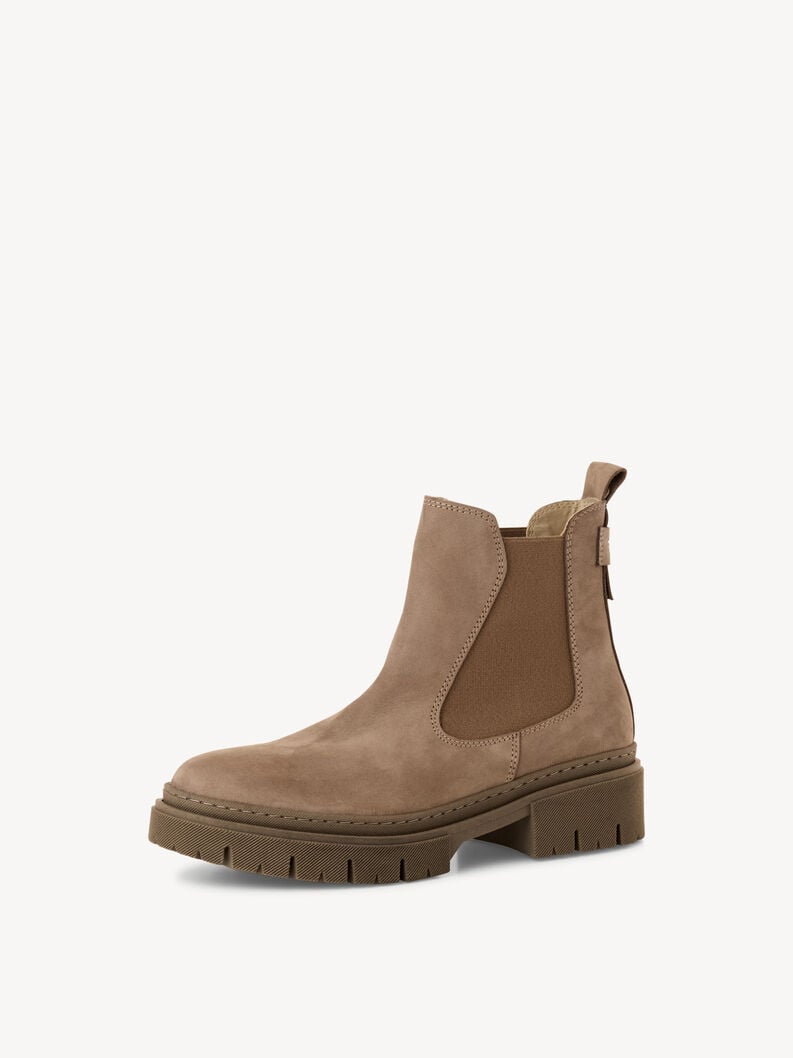 Tamaris Leder Chelsea Boot - Braun