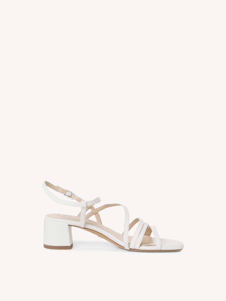 Tamaris Ledersandalette - Weiß