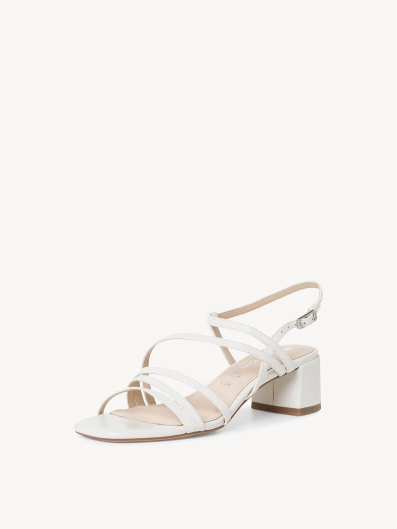 Tamaris Ledersandalette - Weiß