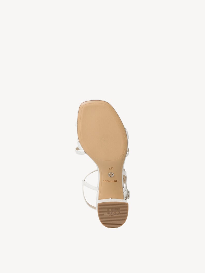 Tamaris Ledersandalette - Weiß