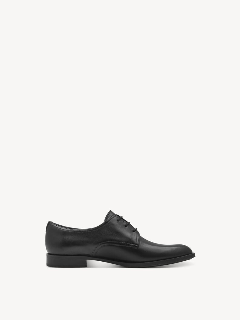 Tamaris Lederhalbschuh - Schwarz