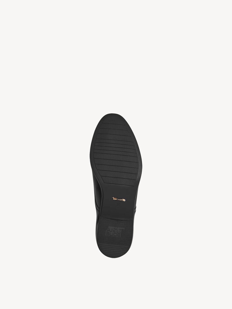 Tamaris Lederhalbschuh - Schwarz