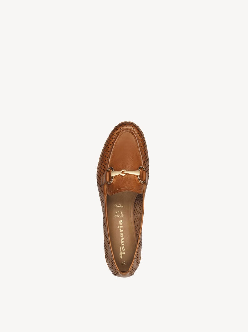 Tamaris Lederslipper - Braun