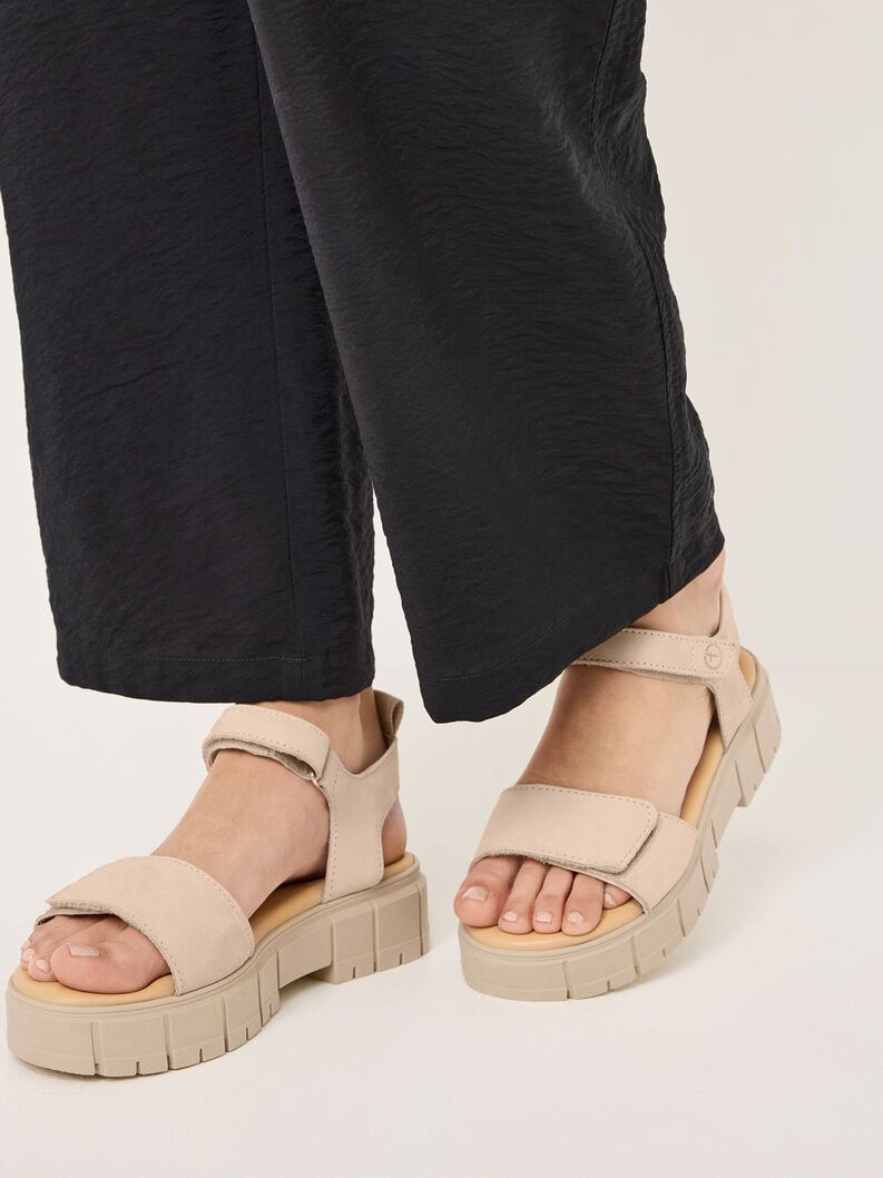 Tamaris Ledersandalette - Braun