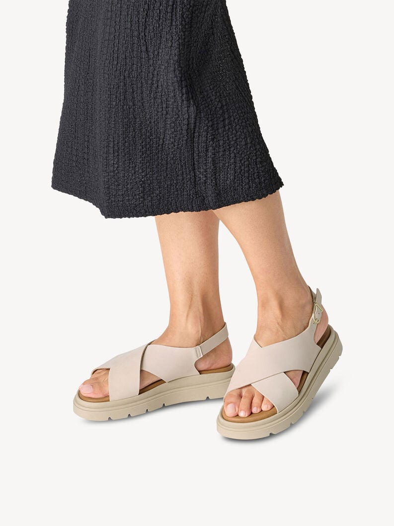 Tamaris Ledersandalette - Beige