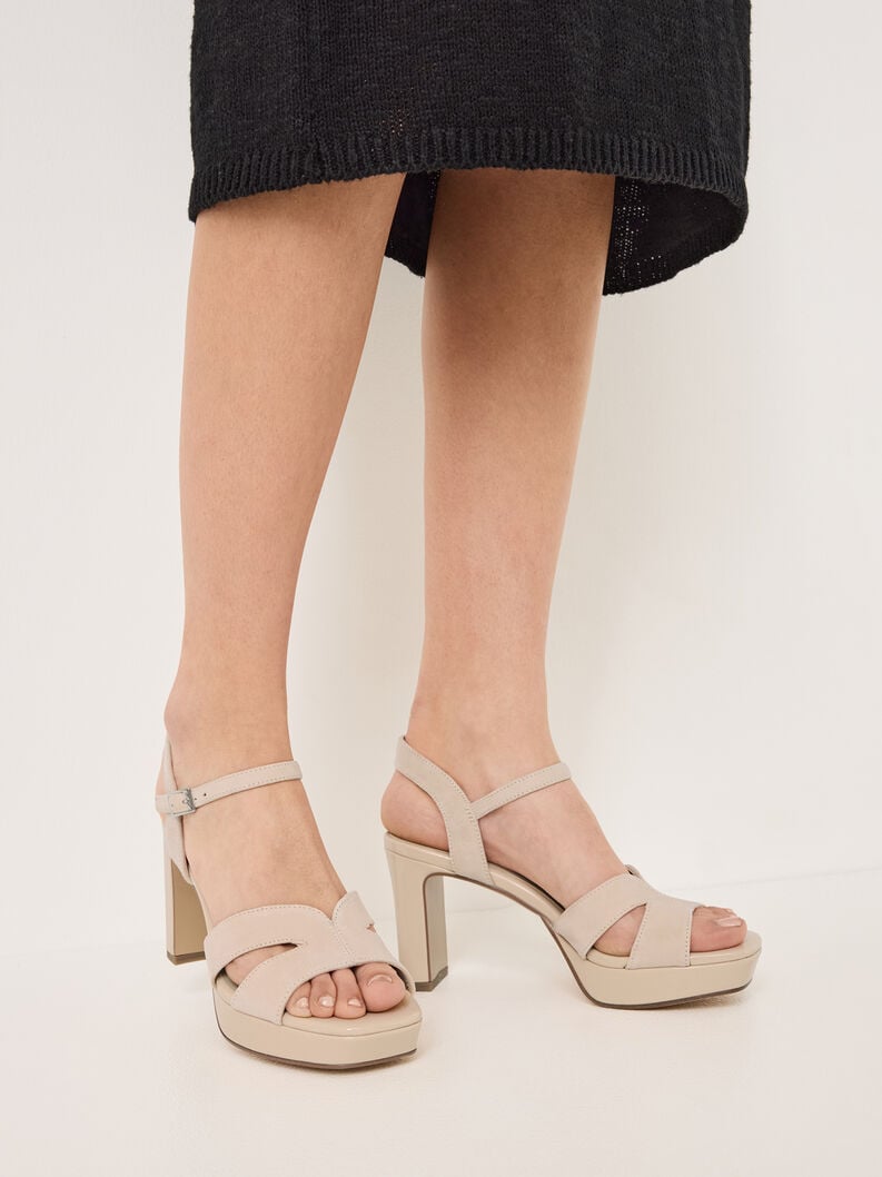 Tamaris Ledersandalette - Beige