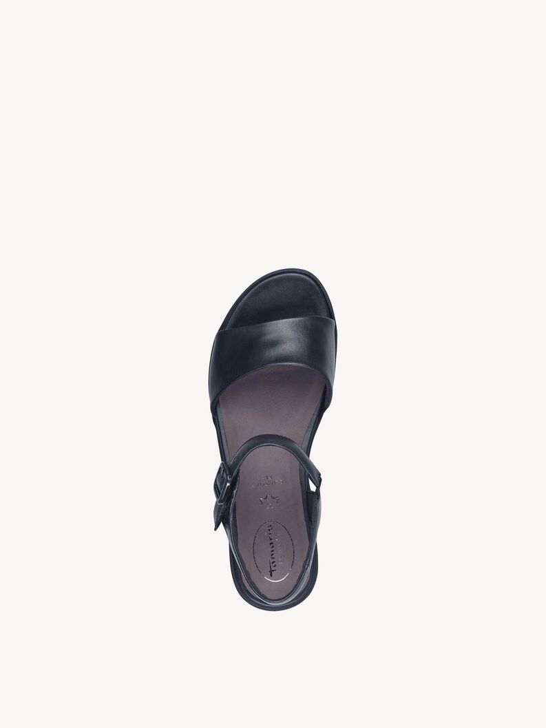 Tamaris Ledersandalette - Blau
