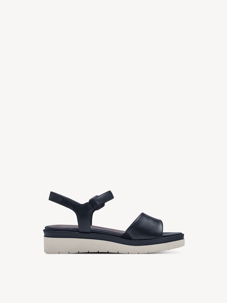 Tamaris Ledersandalette - Blau