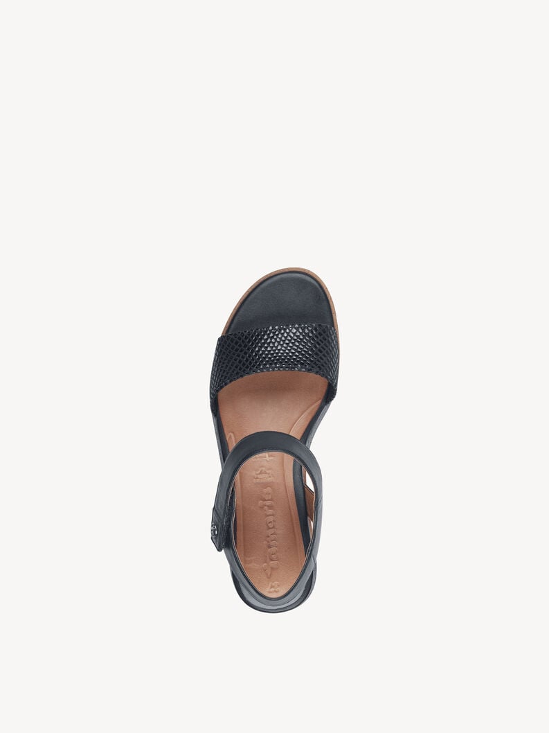 Tamaris Ledersandalette - Blau