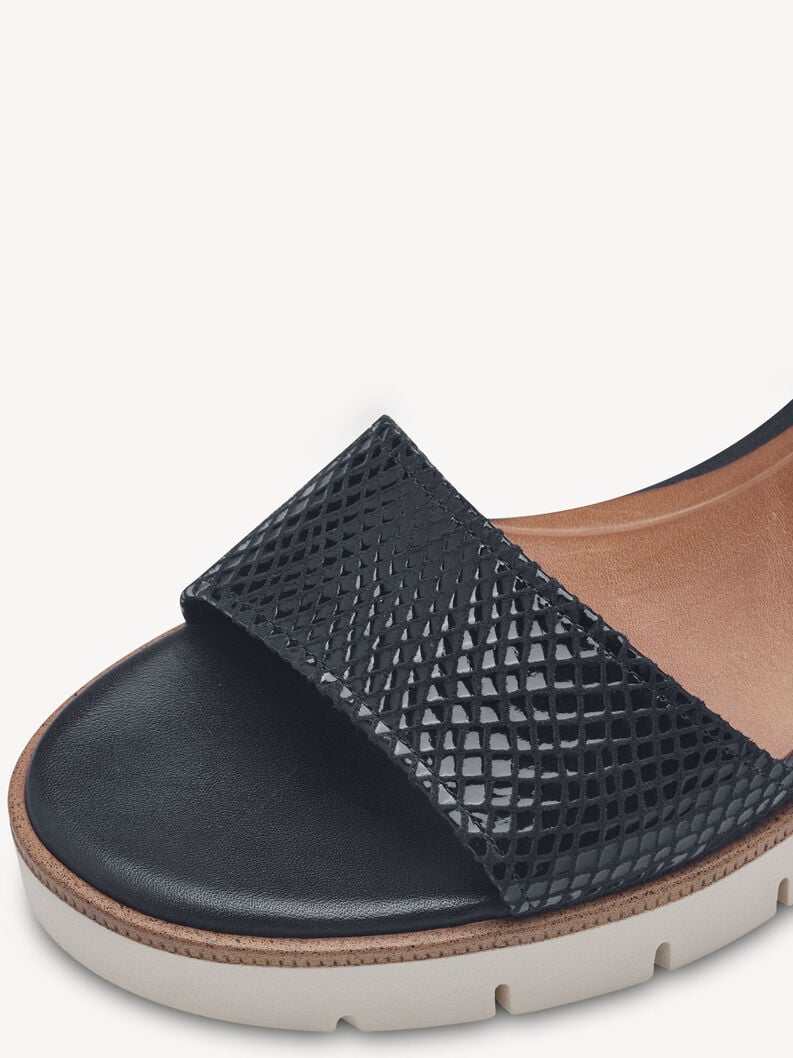 Tamaris Ledersandalette - Blau