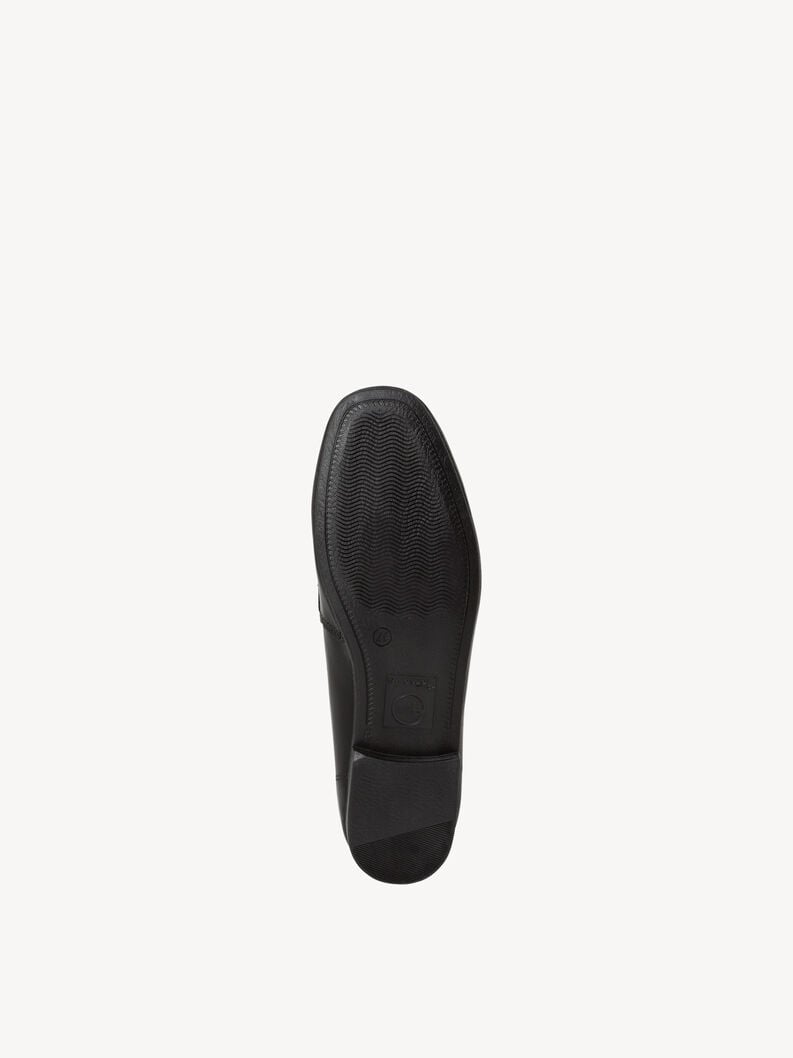 Tamaris Lederslipper - Schwarz