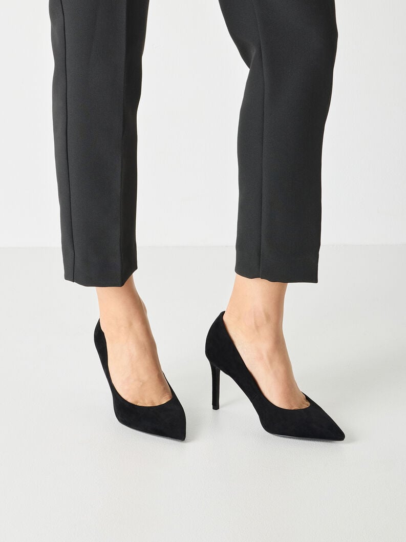 Tamaris Lederpumps - Schwarz