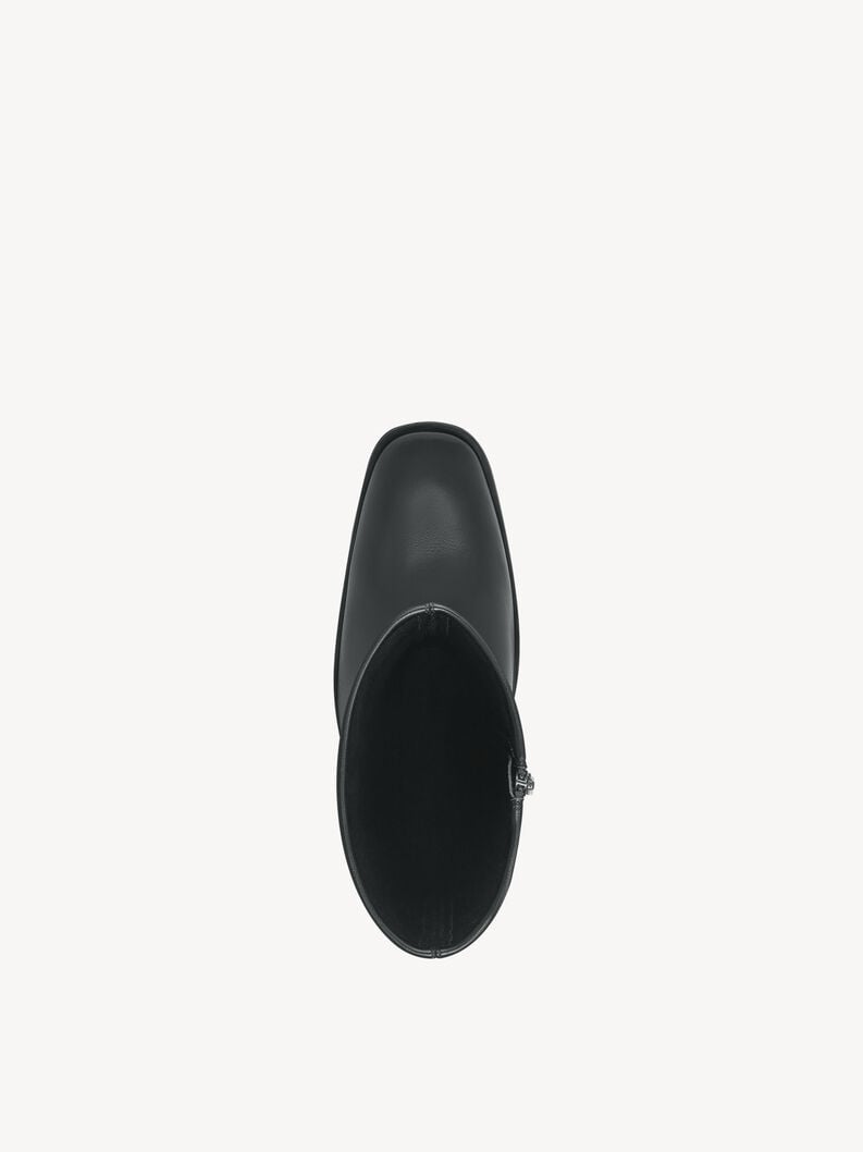 Tamaris Lederstiefel - Schwarz