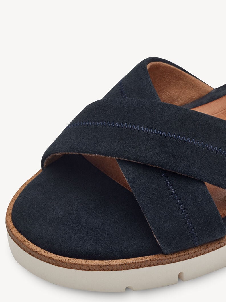Tamaris Ledersandalette - Blau