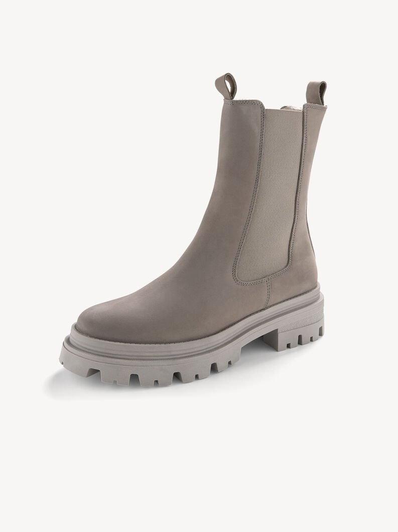 Tamaris Leder Chelsea Boot - Grau