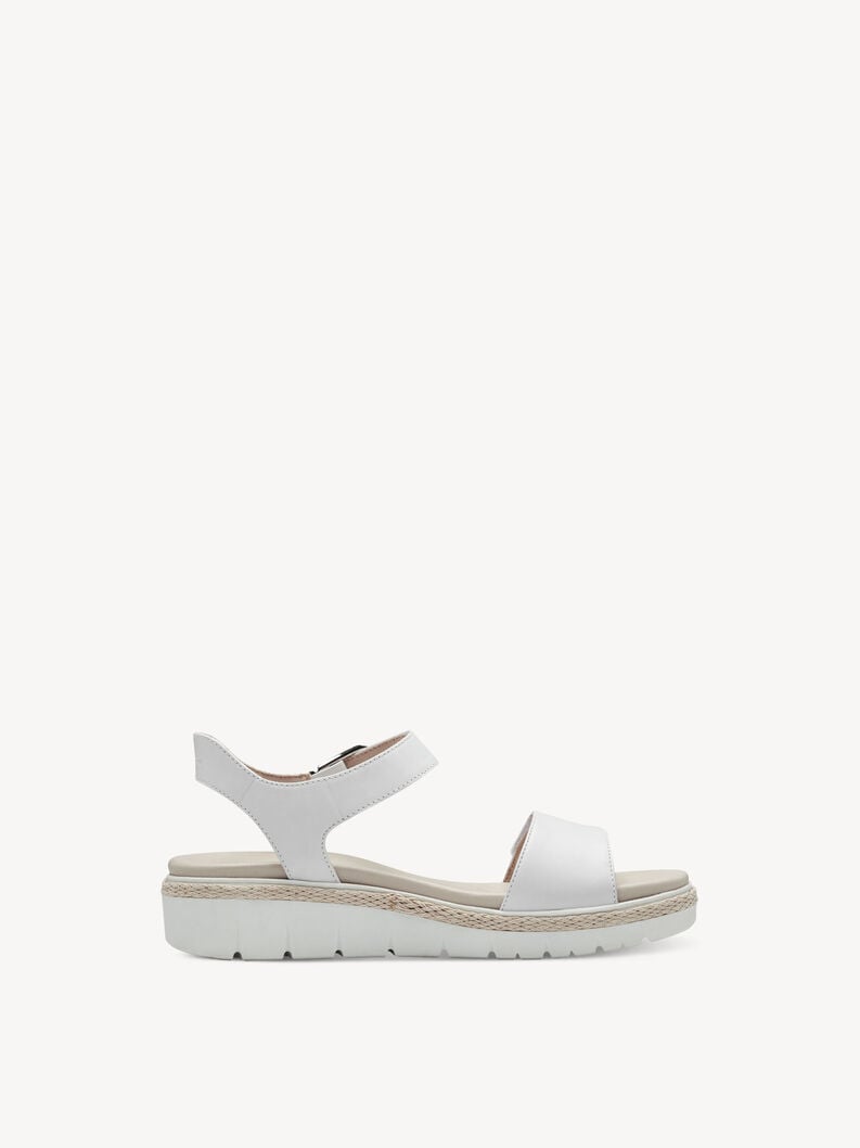 Tamaris Ledersandalette - Weiß
