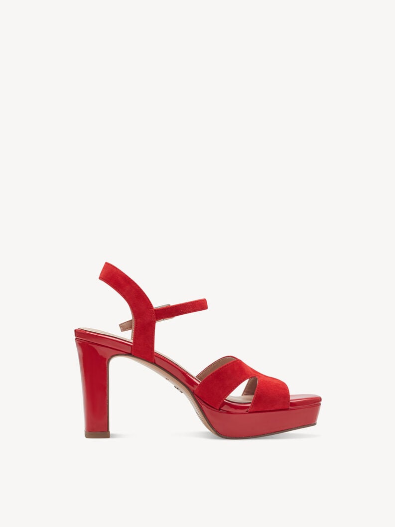 Tamaris Ledersandalette - Rot