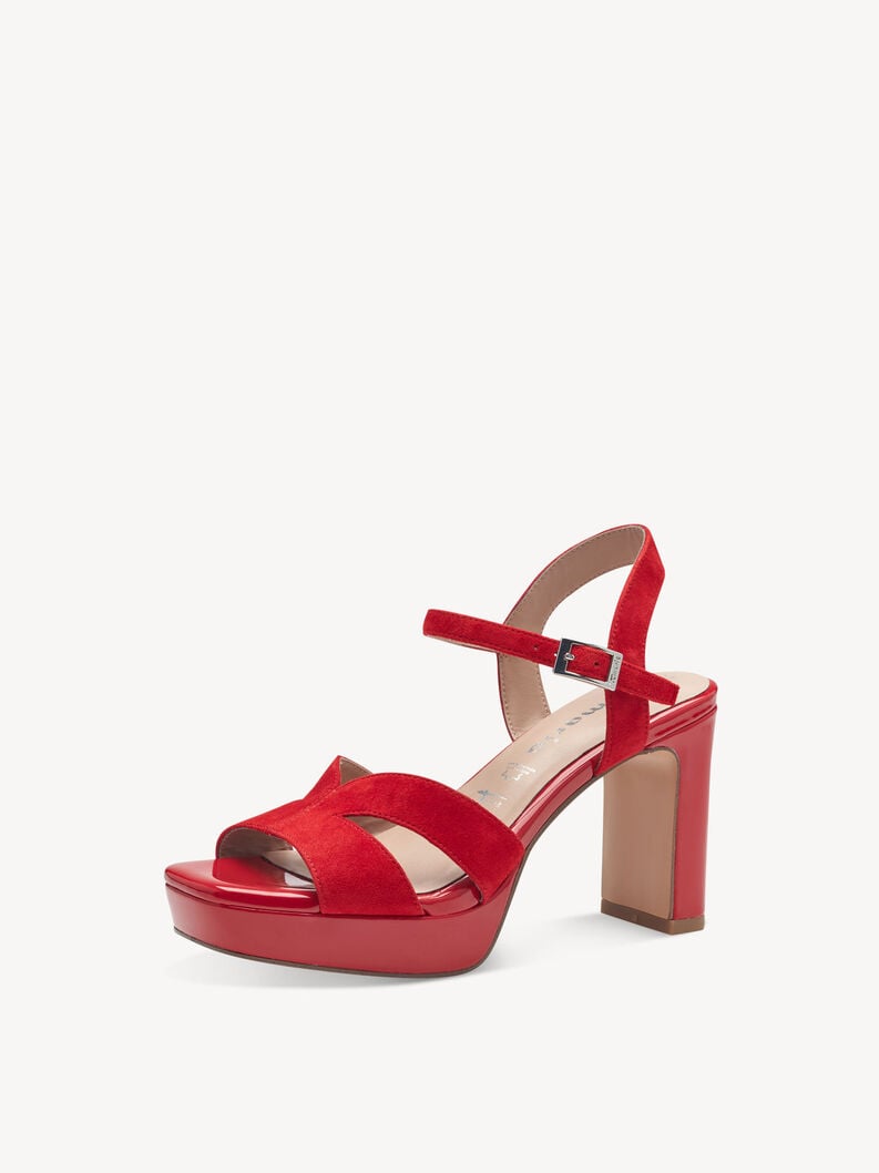 Tamaris Ledersandalette - Rot