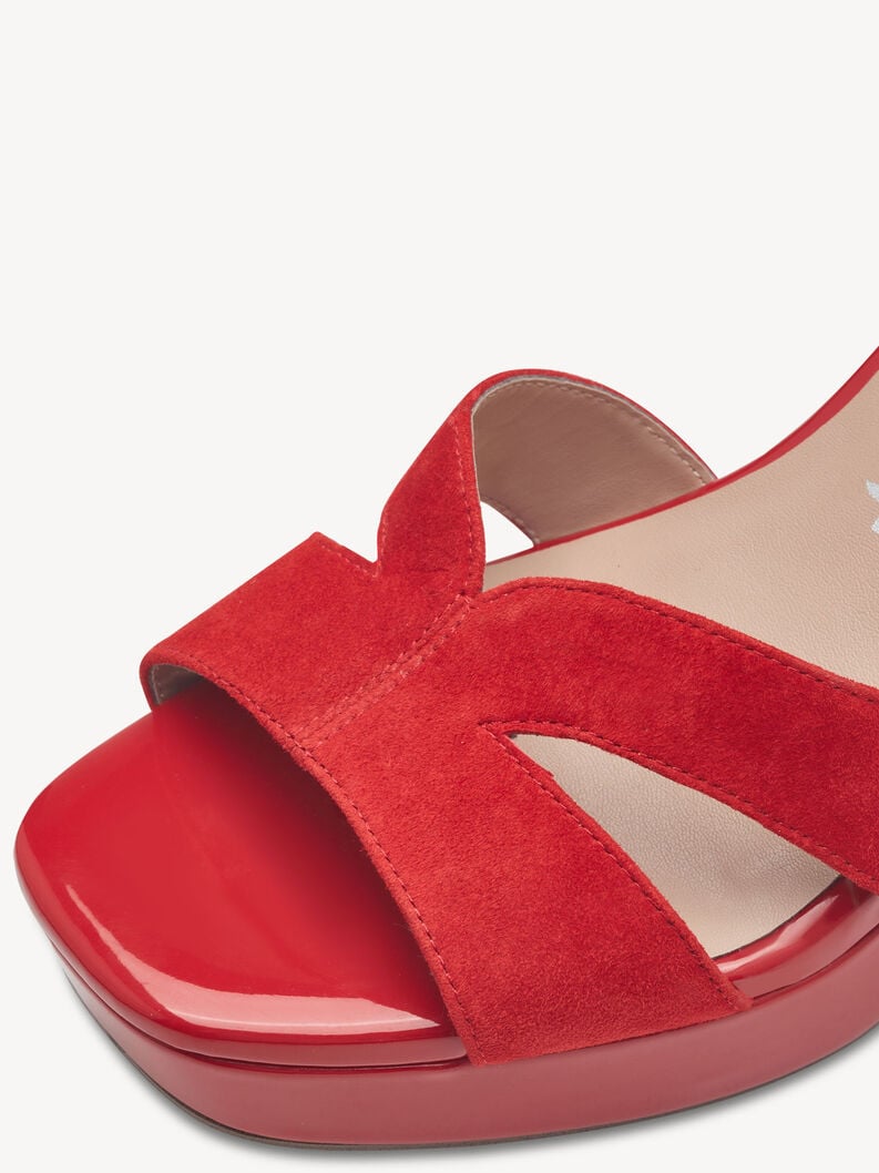 Tamaris Ledersandalette - Rot