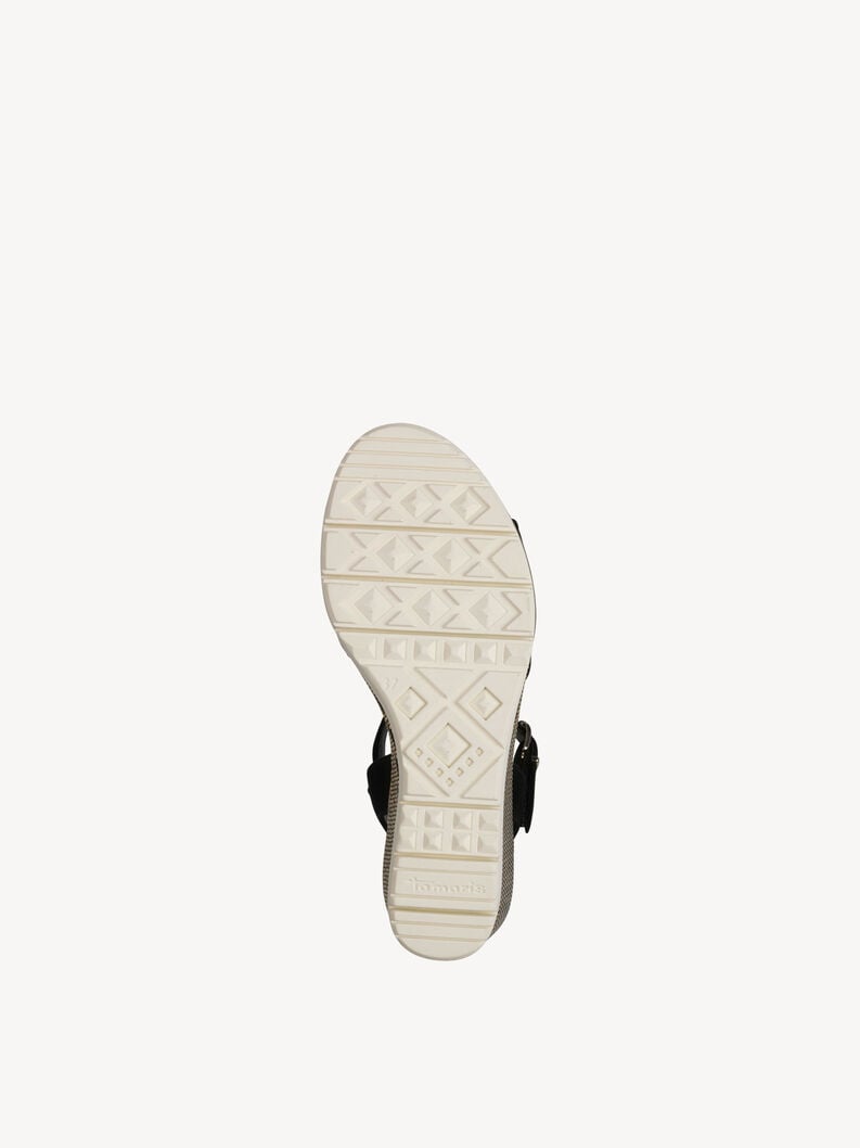 Tamaris Ledersandalette - Schwarz