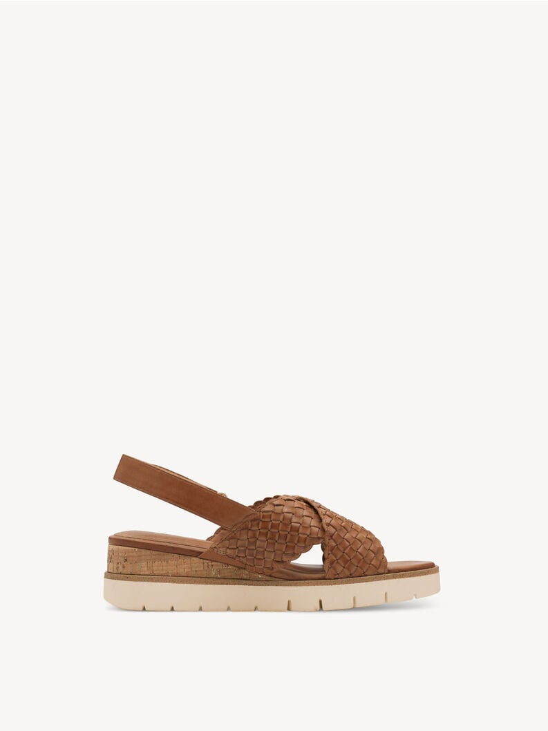 Tamaris Ledersandalette - Braun