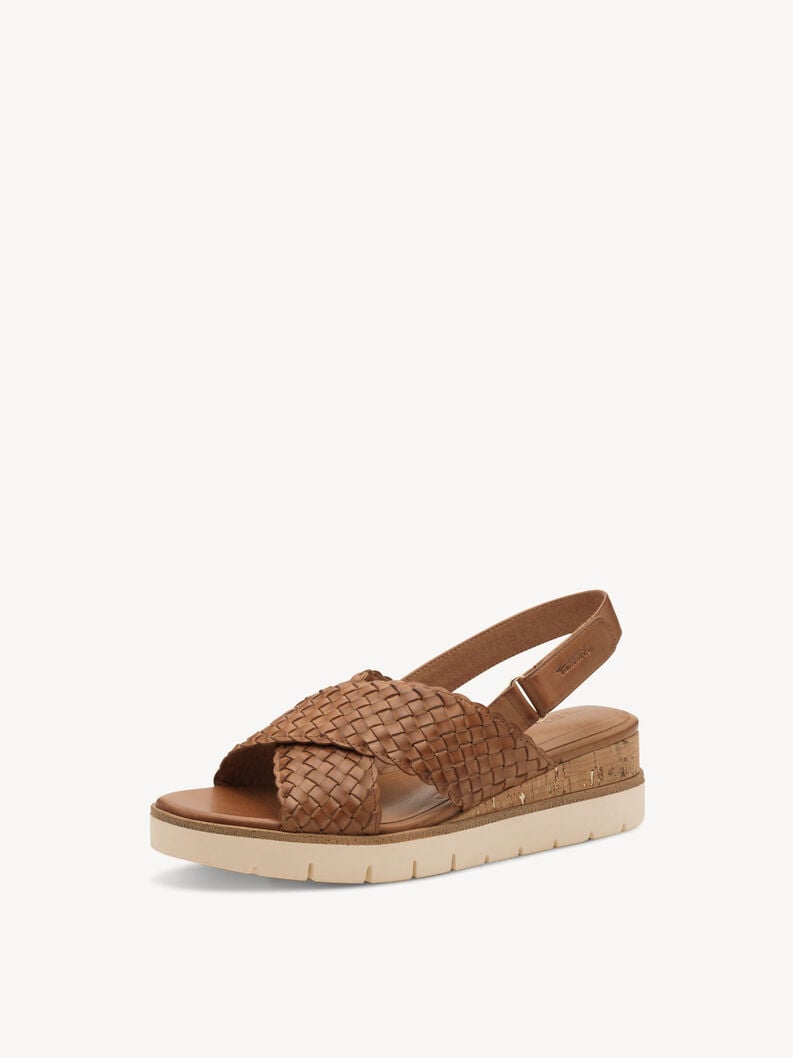 Tamaris Ledersandalette - Braun