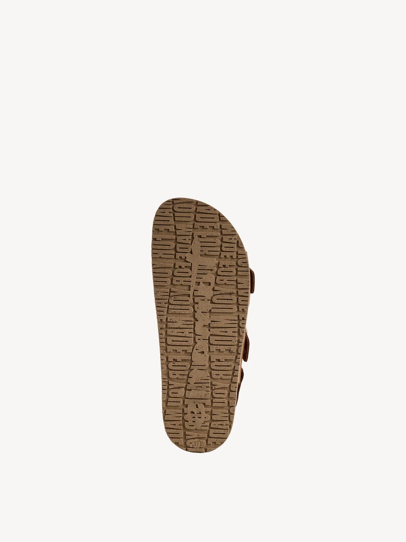 Tamaris Lederpantolette - Braun