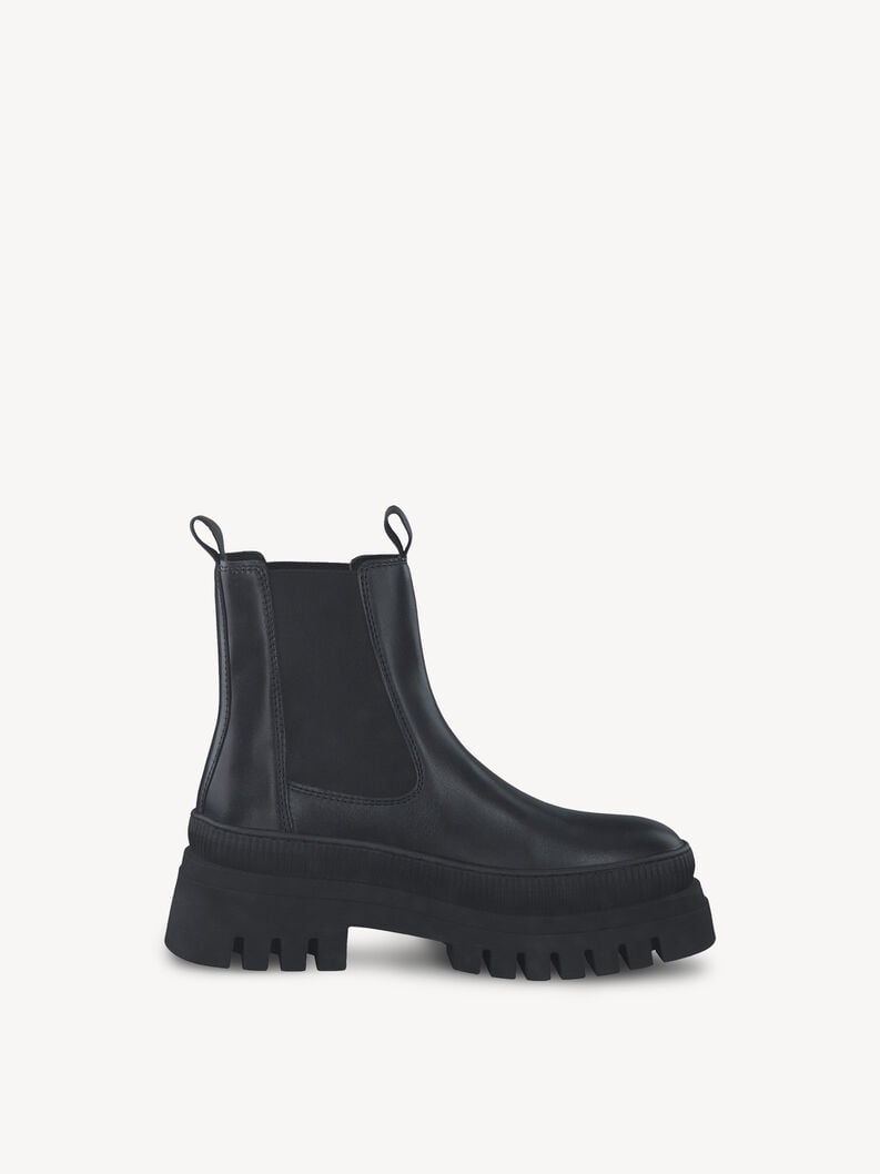 Tamaris Leder Chelsea Boot - Schwarz