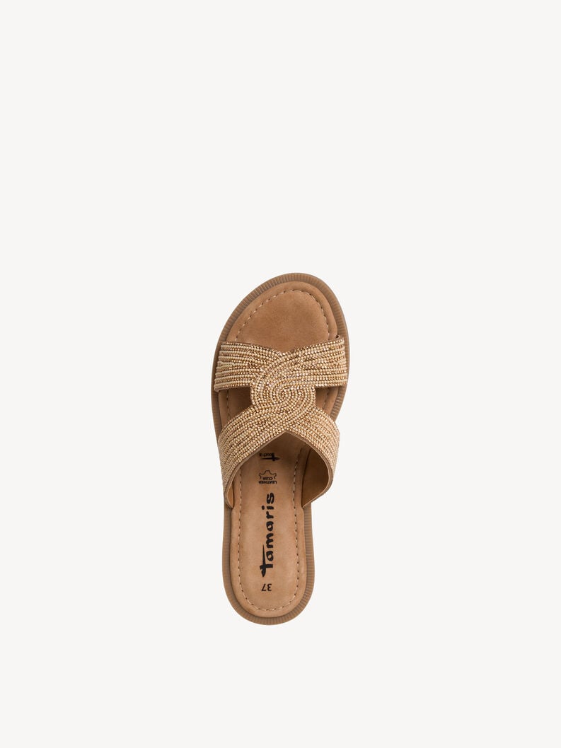 Tamaris Lederpantolette - Metallic