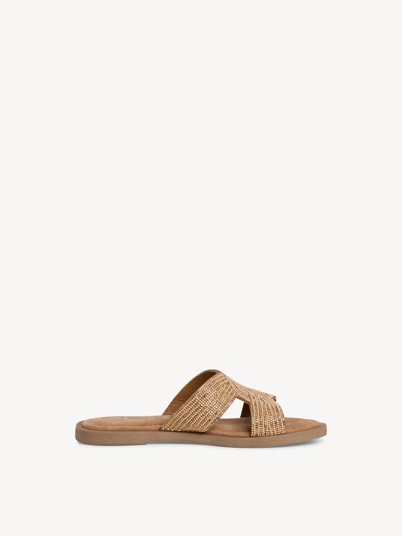 Tamaris Lederpantolette - Metallic