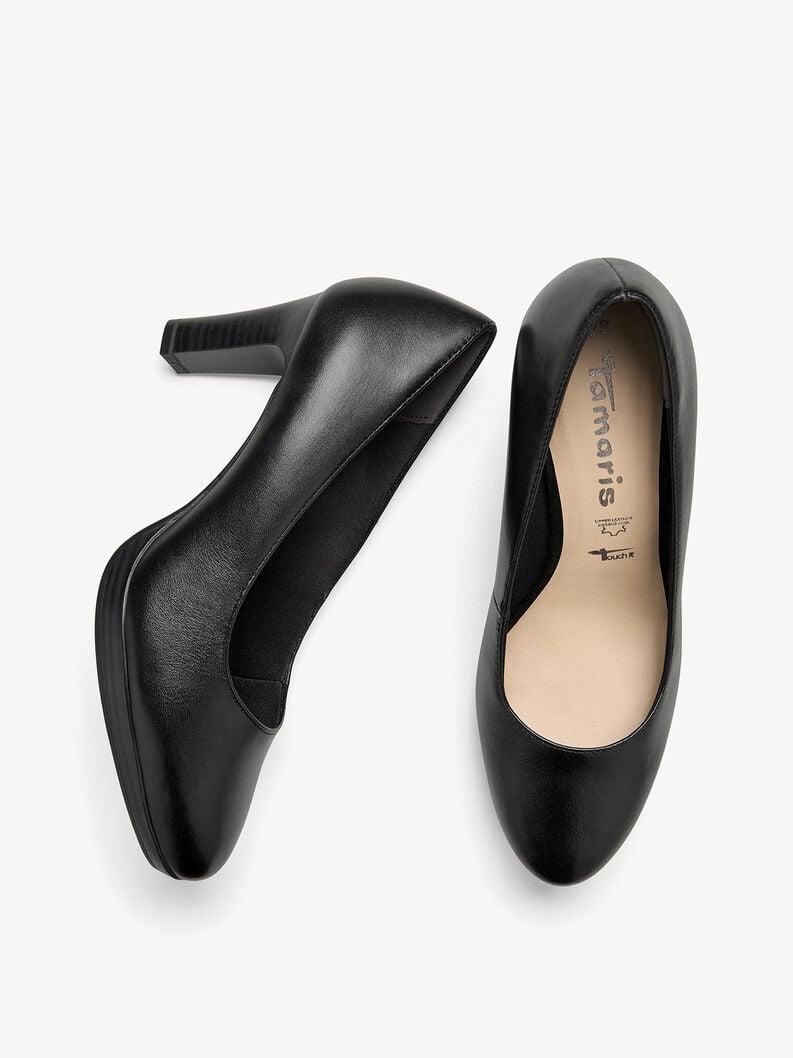 Tamaris Lederpumps - Schwarz