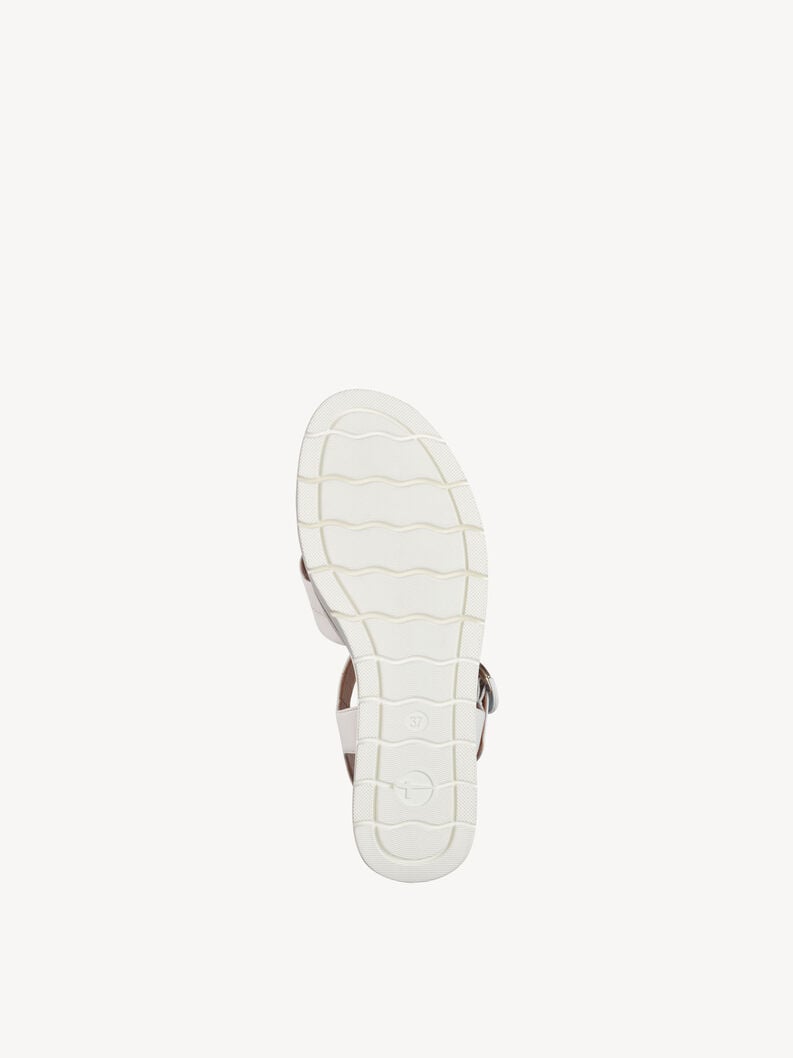 Tamaris Ledersandalette - Weiß