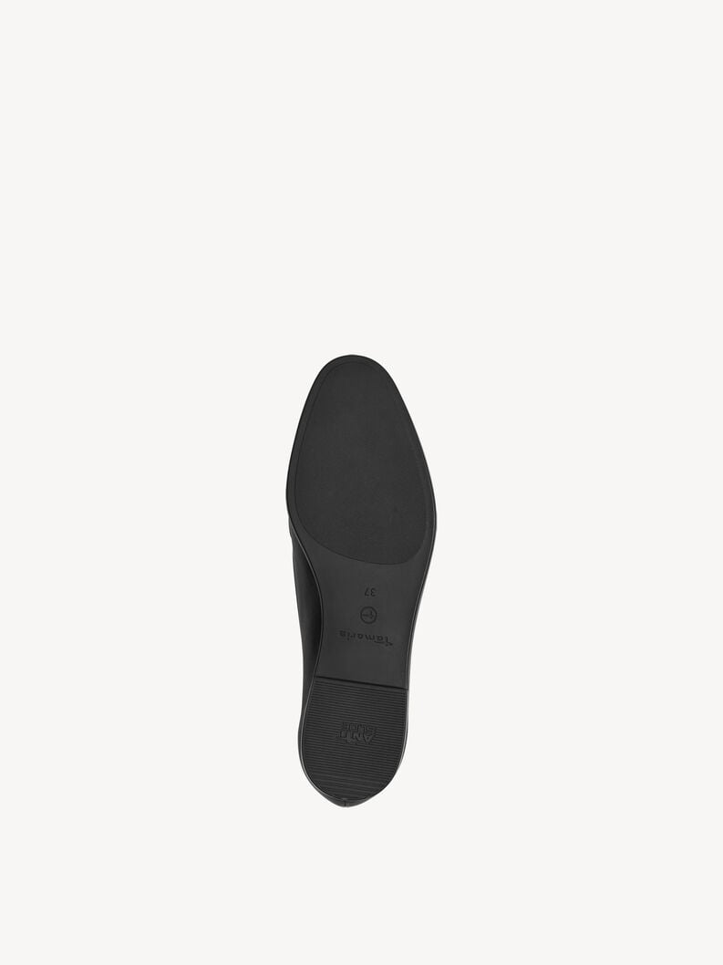 Tamaris Lederslipper - Schwarz