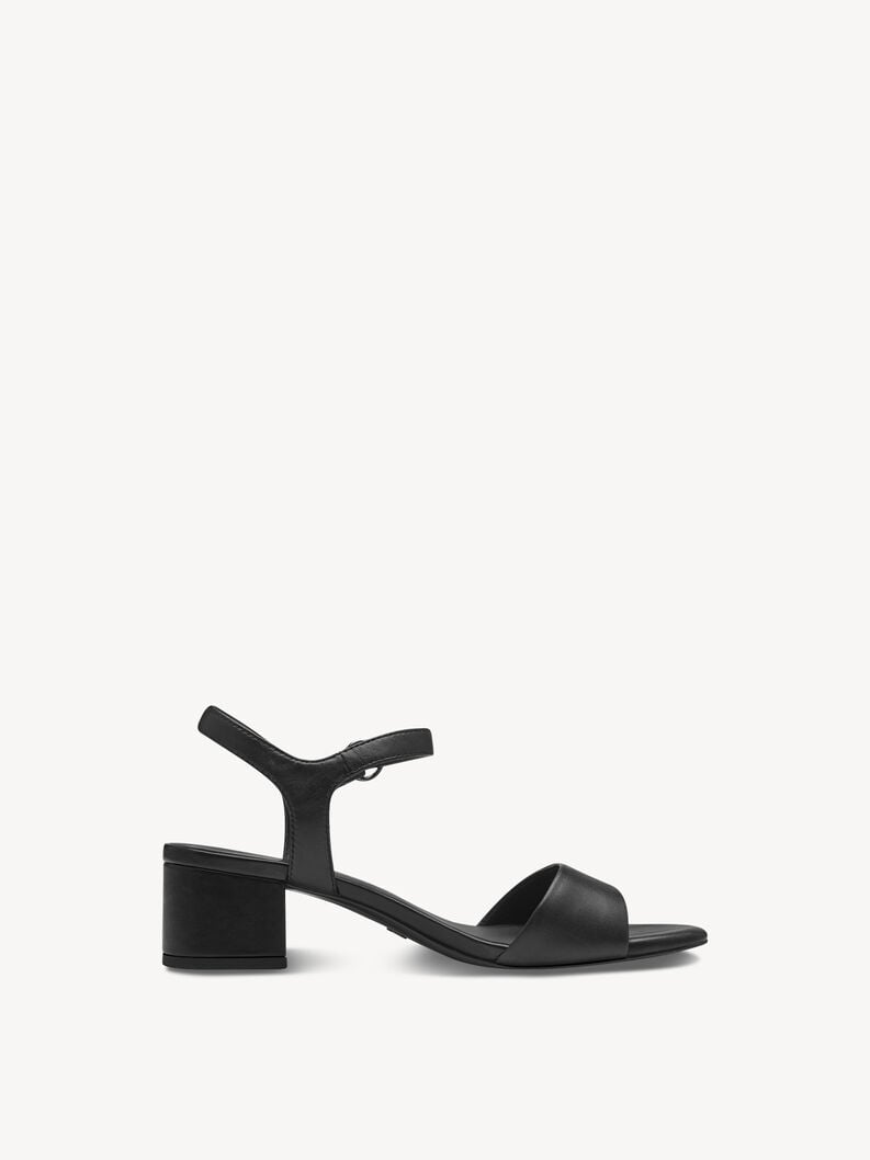Tamaris Ledersandalette - Schwarz