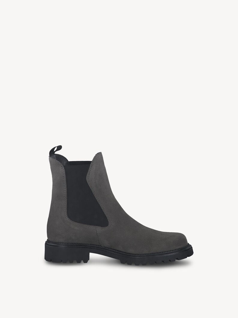 Tamaris Leder Chelsea Boot - Grau