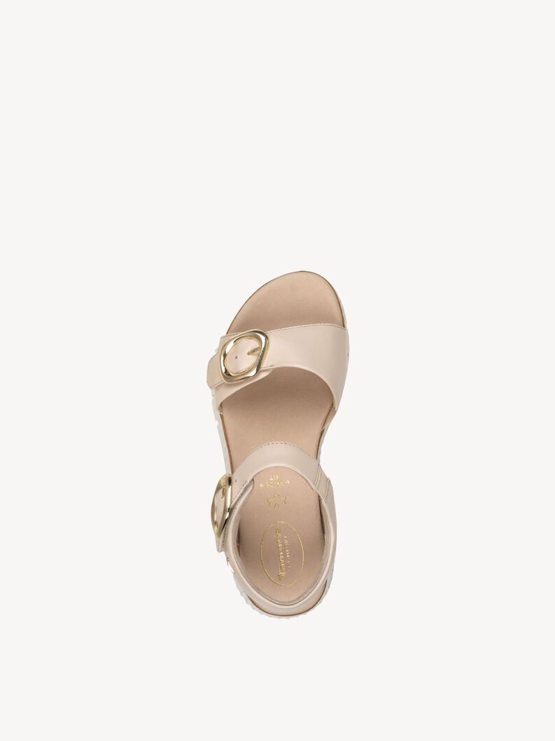 Tamaris Ledersandale - Beige