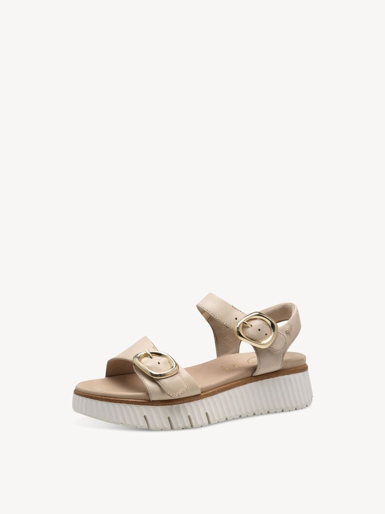 Tamaris Ledersandale - Beige