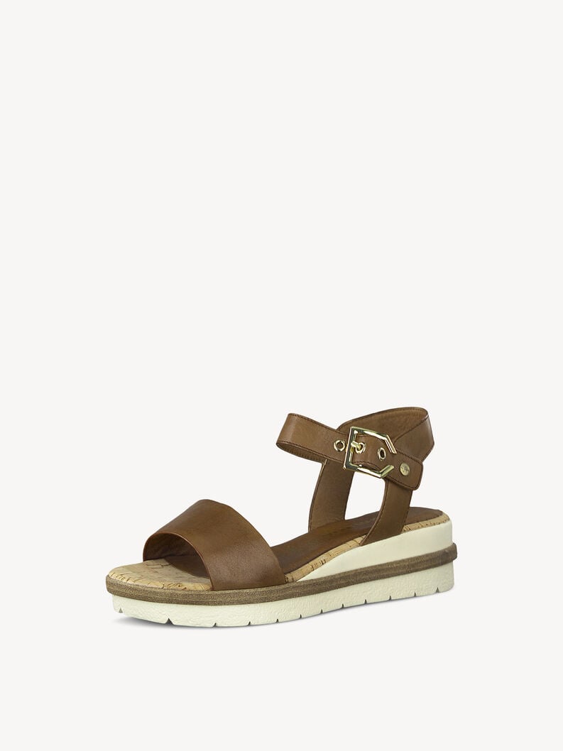 Tamaris Ledersandalette - Braun