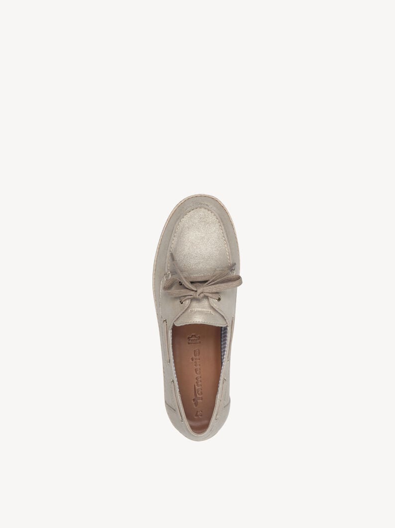 Tamaris Lederhalbschuh - Beige
