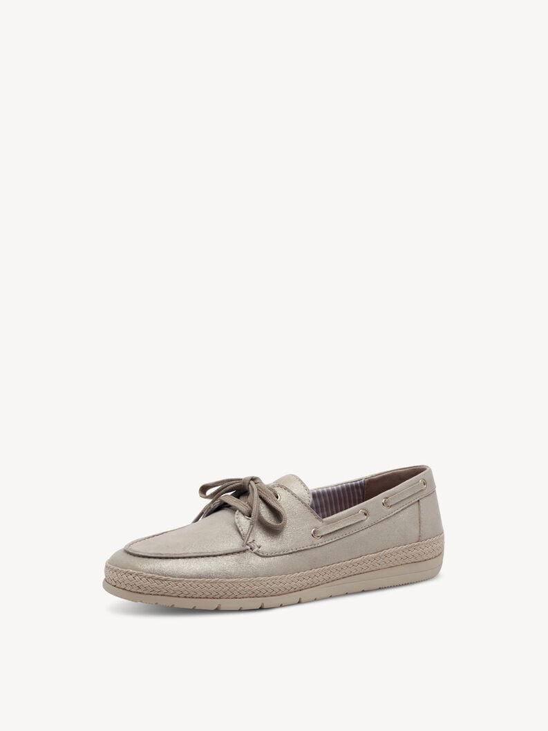 Tamaris Lederhalbschuh - Beige