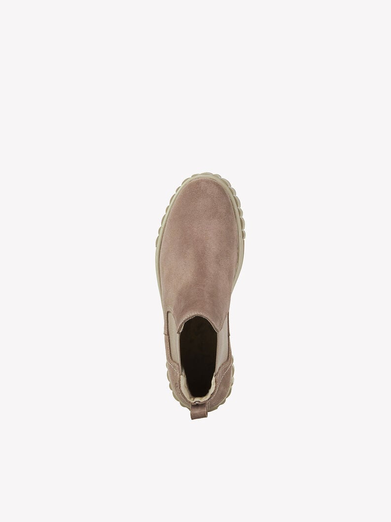 Tamaris Leder Chelsea Boot - Beige