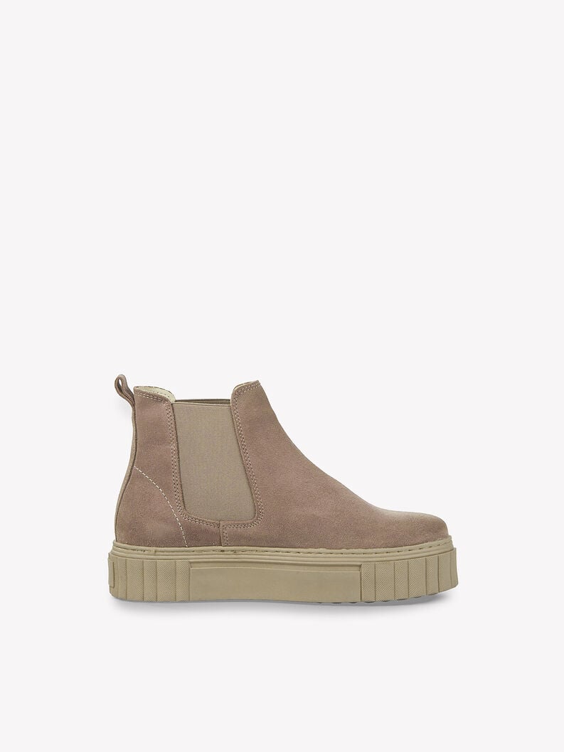 Tamaris Leder Chelsea Boot - Beige
