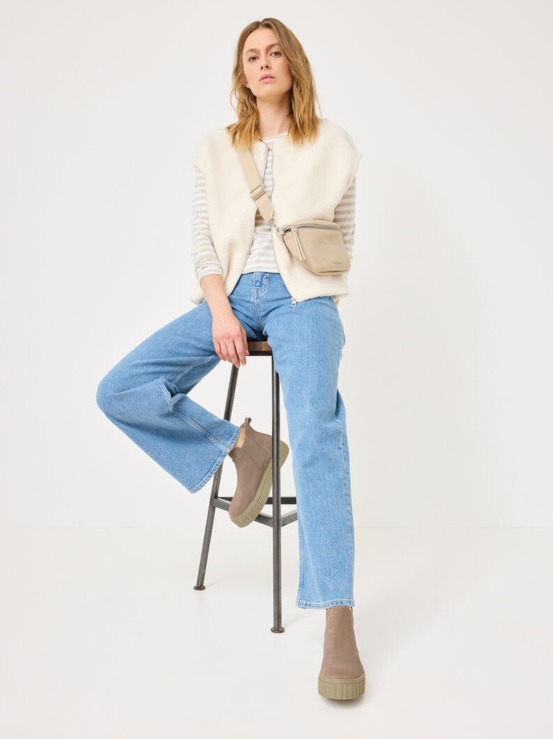 Tamaris Leder Chelsea Boot - Beige