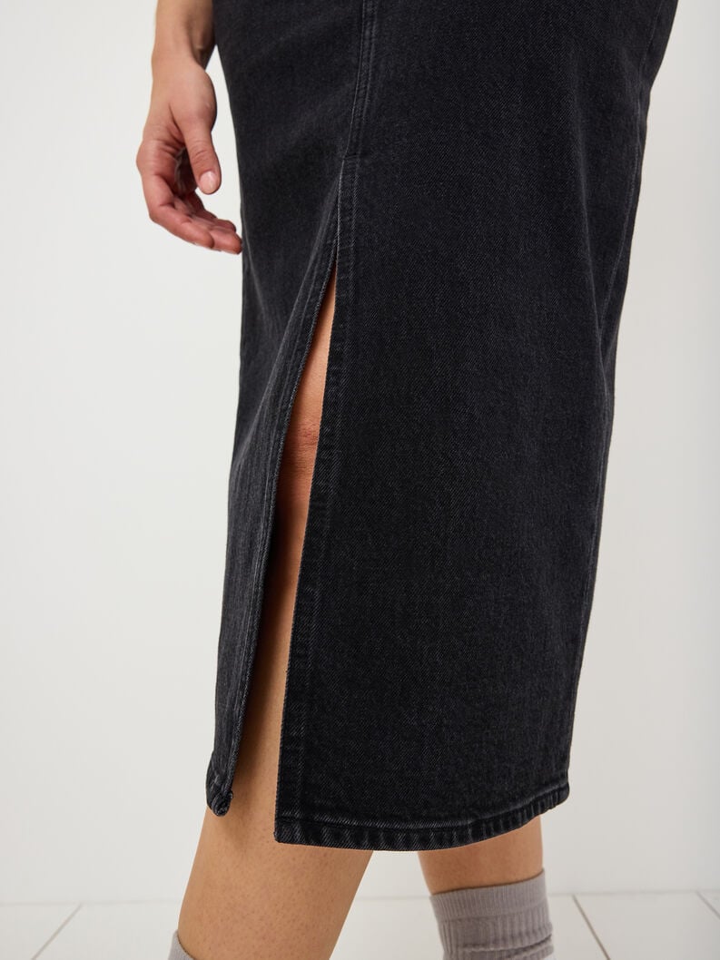 Tamaris Jeansrock - Schwarz