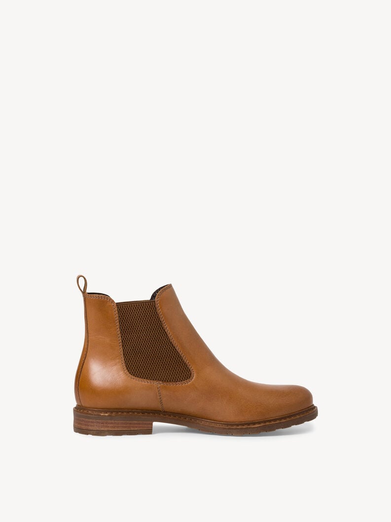 Tamaris Leder Chelsea Boot - Braun