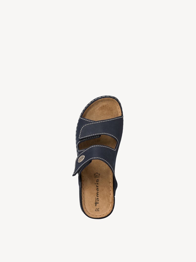 Tamaris Lederpantolette - Blau