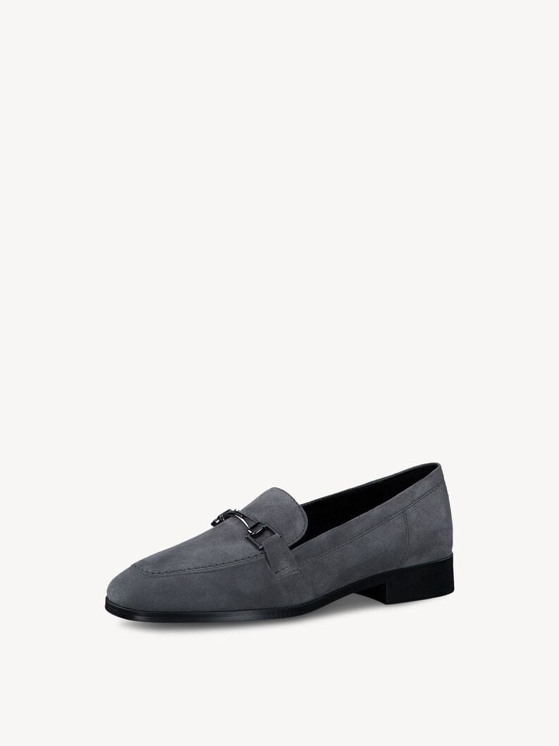 Tamaris Lederslipper - Grau